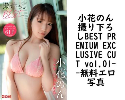 小花のん撮り下ろしBEST PREMIUM EXCLUSIVE CUT vol.01【PRESTIGE PHOTOGENICS】