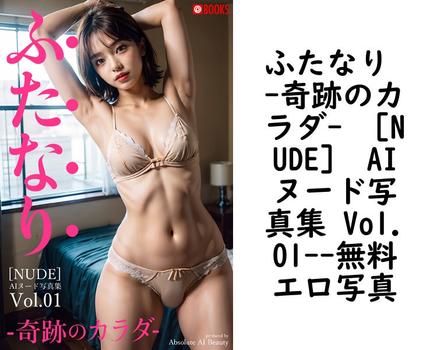 ふたなり -奇跡のカラダ- ［NUDE］ AIヌード写真集 Vol.01【Absolute AI Beauty】（サバちゃん）